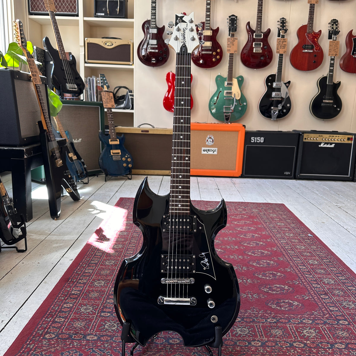 Washburn PS-80 Paul Stanley Signature - Black - Preowned