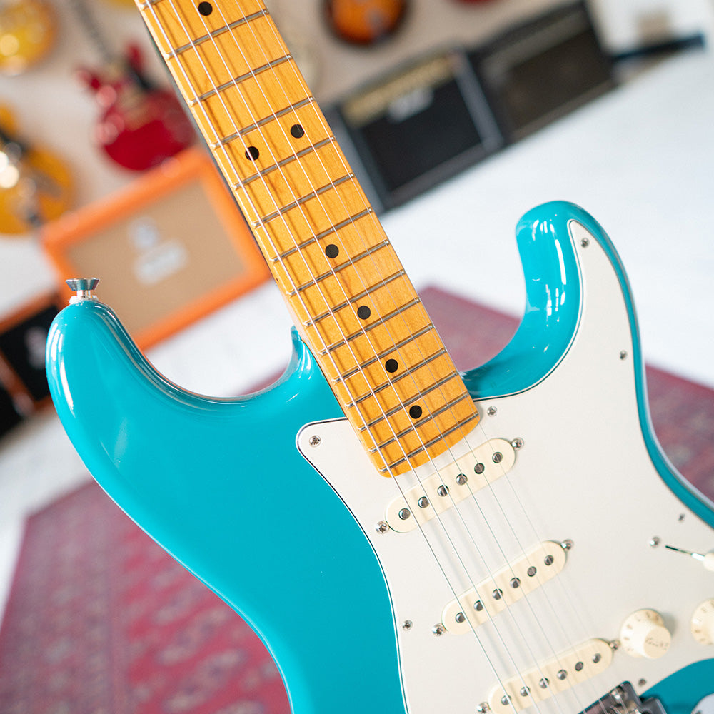 2020 Fender American Professional II Stratocaster Maple Fingerboard - Miami Blue - Preowned
