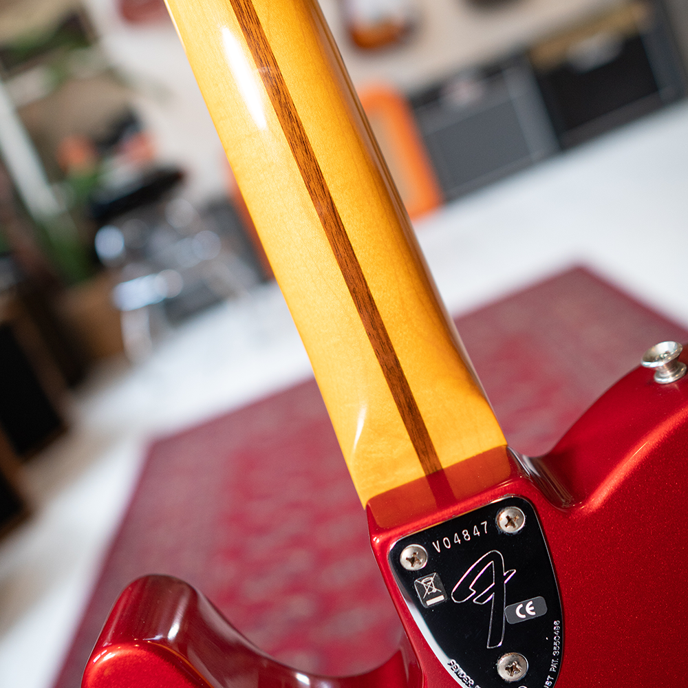 2013 Fender American Vintage '72 Telecaster Thinline Candy Apple Red with Hardcase - Preowned