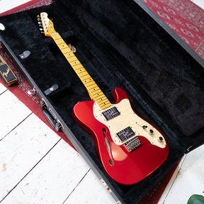 2013 Fender American Vintage '72 Telecaster Thinline Candy Apple Red with Hardcase - Preowned