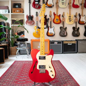 2013 Fender American Vintage '72 Telecaster Thinline Candy Apple Red with Hardcase - Preowned