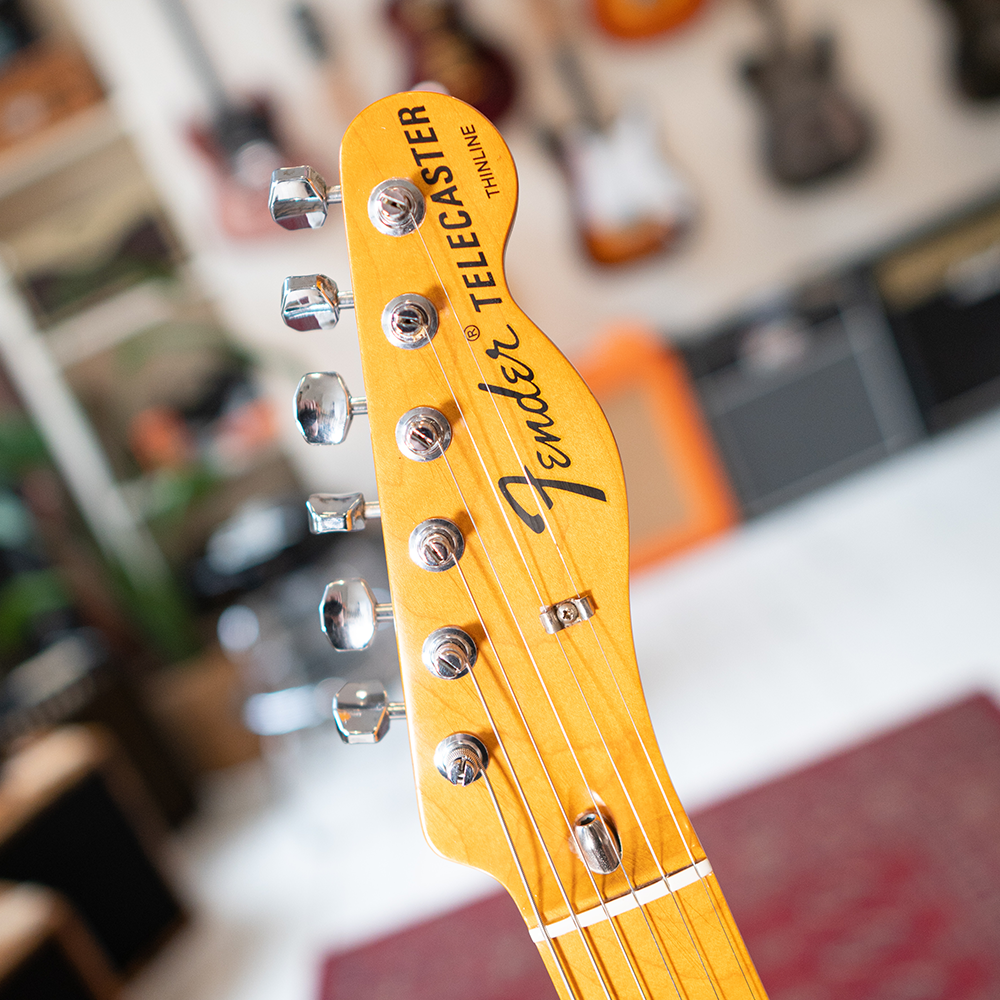 2013 Fender American Vintage '72 Telecaster Thinline Candy Apple Red with Hardcase - Preowned