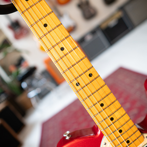 2013 Fender American Vintage '72 Telecaster Thinline Candy Apple Red with Hardcase - Preowned