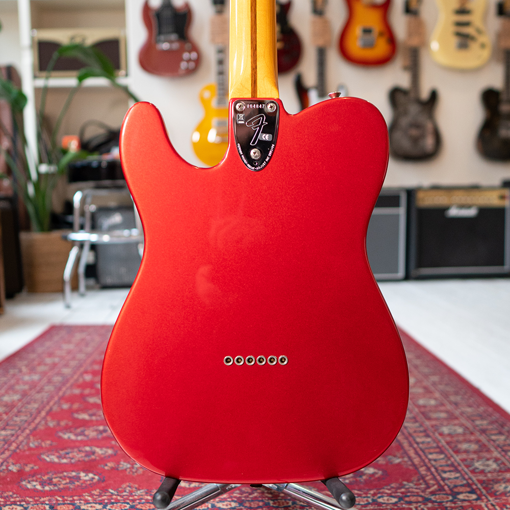 2013 Fender American Vintage '72 Telecaster Thinline Candy Apple Red with Hardcase - Preowned