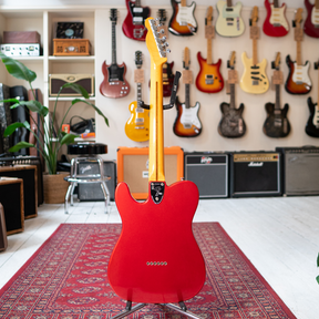 2013 Fender American Vintage '72 Telecaster Thinline Candy Apple Red with Hardcase - Preowned