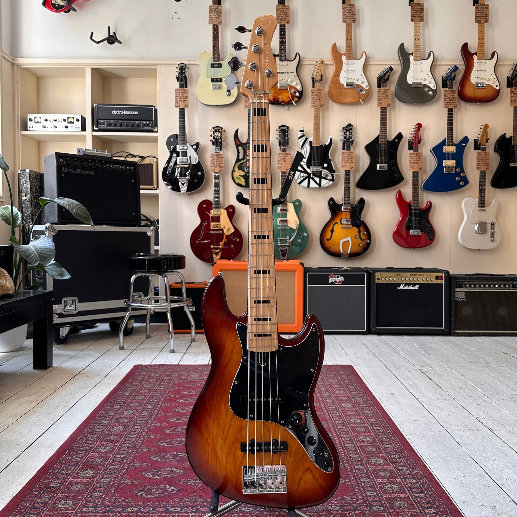Sire Marcus Miller V7 Swamp Ash Active 5 String Bass - Sunburst - Preowned
