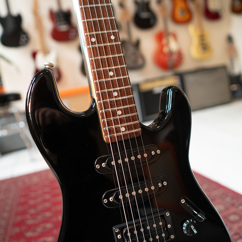 1988-1996 Squier Bullet 1 HSS MIK - Black - Preowned