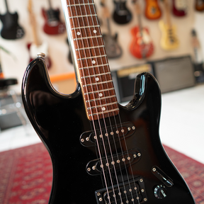 1988-1996 Squier Bullet 1 HSS MIK - Black - Preowned