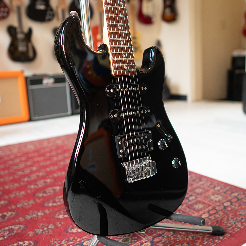 1988-1996 Squier Bullet 1 HSS MIK - Black - Preowned