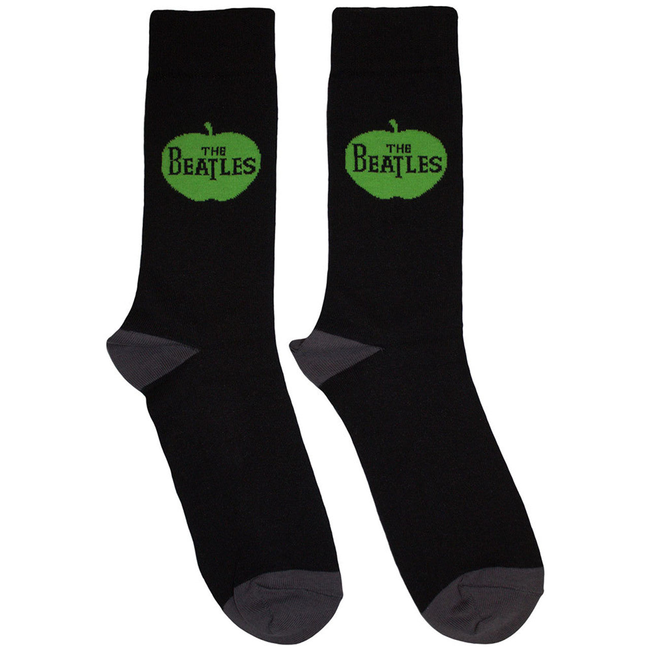 The Beatles Unisex Ankle Socks: Apple (Black) (UK Size 6 - 11)