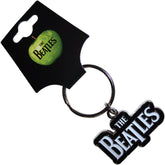 The Beatles Keychain: Drop T Logo (White)