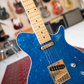 Hohner Pearl Electric Guitar - Blue Pearl - Preowned