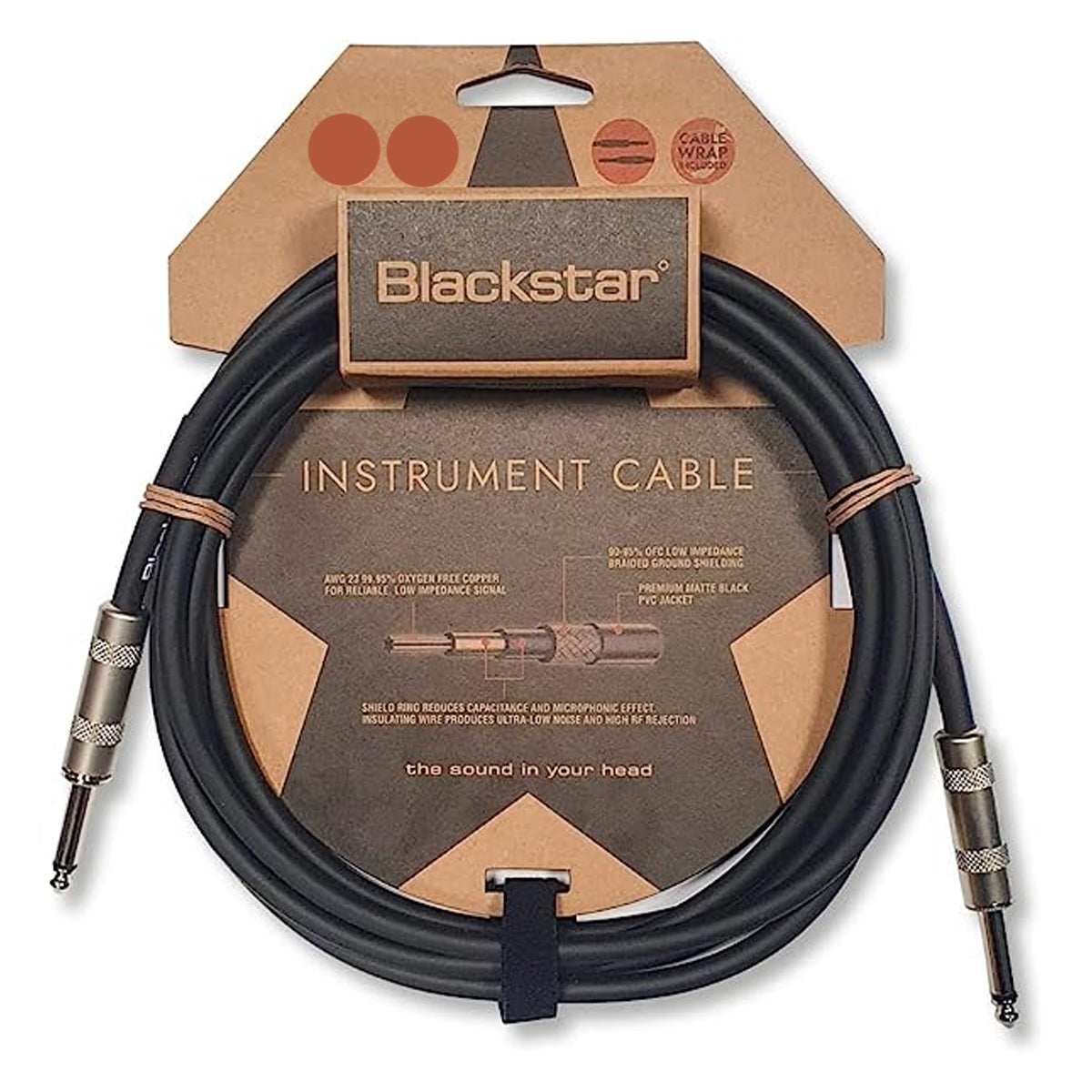Blackstar Pro Series Instrument Cable - Straight to Straight - 6m / 20foot