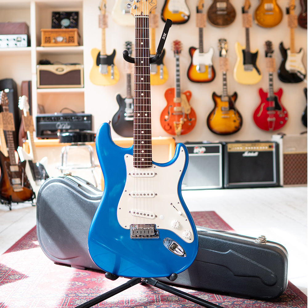 2004 Fender USA Standard Stratocaster - Chrome Blue - OHSC - Preowned