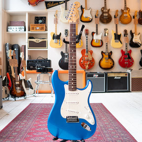 2004 Fender USA Standard Stratocaster - Chrome Blue - OHSC - Preowned