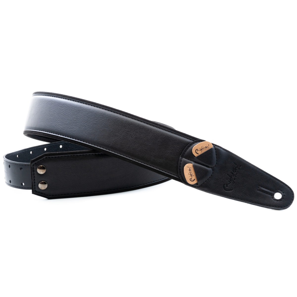 Right On Straps MOJO Charm Guitar Strap - Black