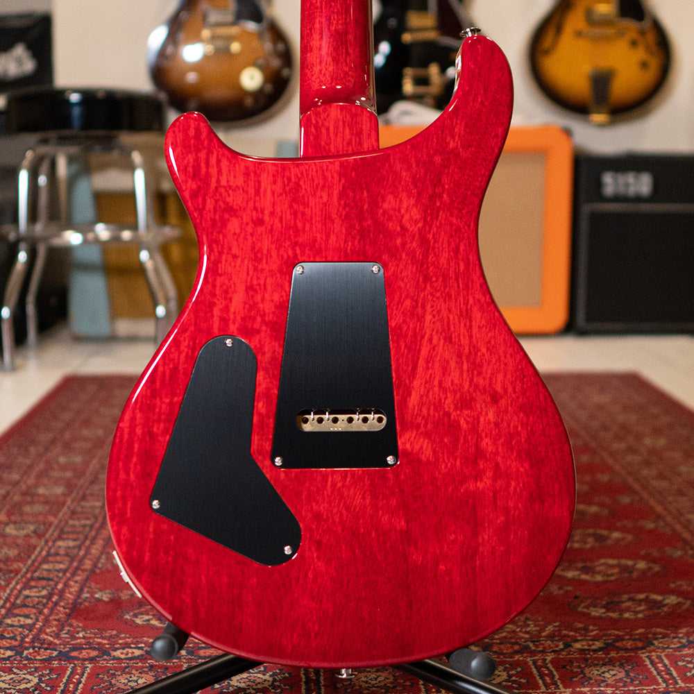 PRS Custom 24 Cherry Charcoal Pattern Thin Neck & GEN III Tremolo #0372971 - Preowned with Case