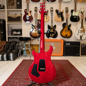 PRS Custom 24 Cherry Charcoal Pattern Thin Neck & GEN III Tremolo #0372971 - Preowned with Case