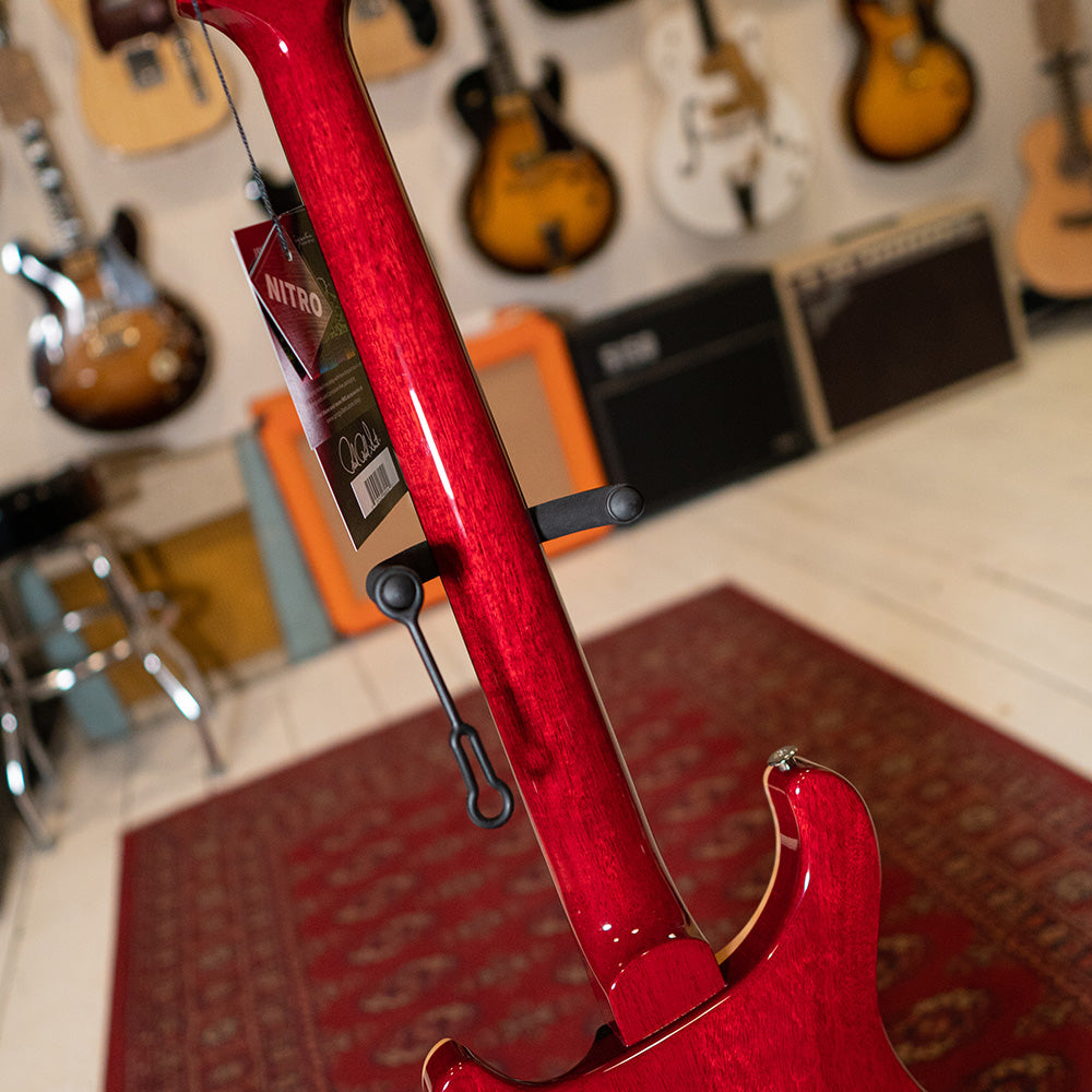 PRS Custom 24 Cherry Charcoal Pattern Thin Neck & GEN III Tremolo #0372971 - Preowned with Case