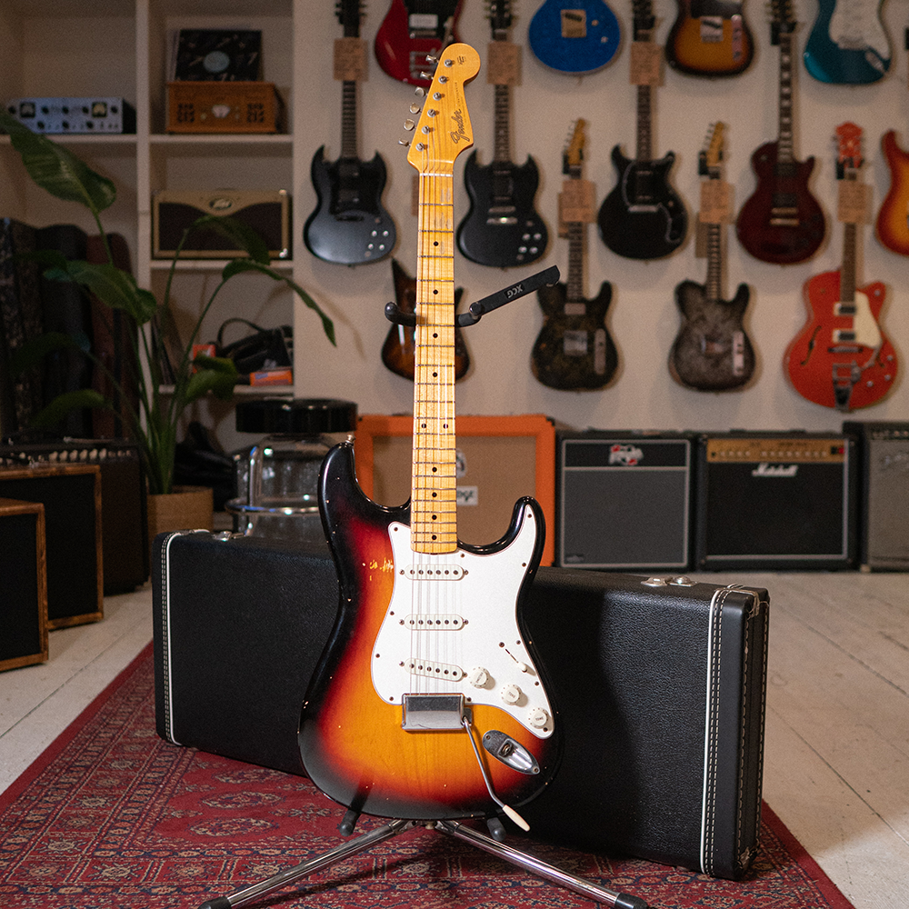 Fender Custom Shop PostModern Journeyman Relic Stratocaster - Bleached 3 Tone Sunburst - Preowned