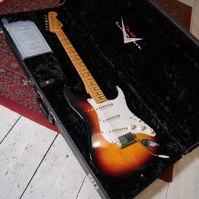Fender Custom Shop PostModern Journeyman Relic Stratocaster - Bleached 3 Tone Sunburst - Preowned