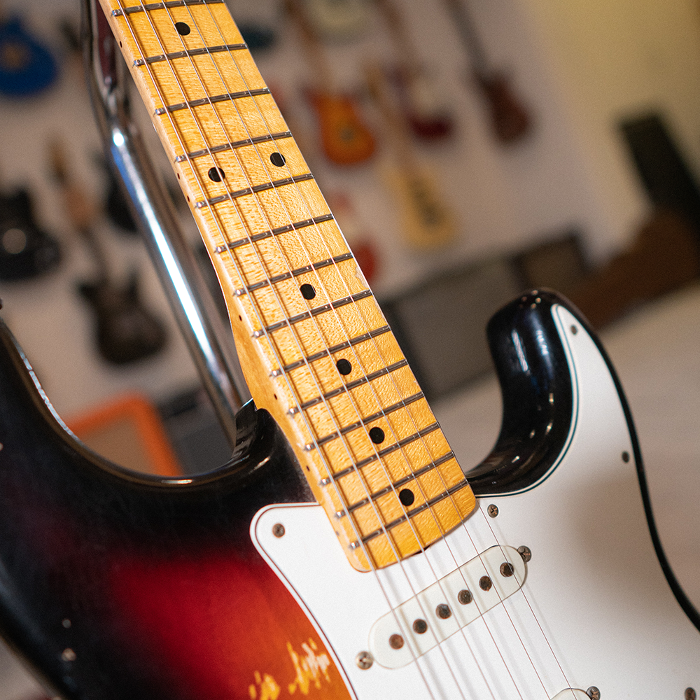 Fender Custom Shop PostModern Journeyman Relic Stratocaster - Bleached 3 Tone Sunburst - Preowned