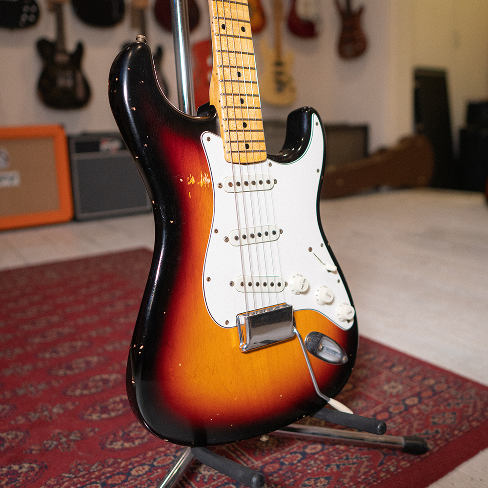 Fender Custom Shop PostModern Journeyman Relic Stratocaster - Bleached 3 Tone Sunburst - Preowned