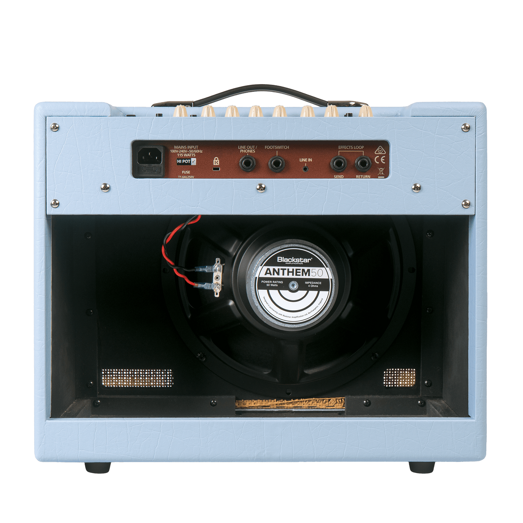 Blackstar Debut 50R 50w 1x12 Combo Guitar Amplifier - Union Jack & Blue