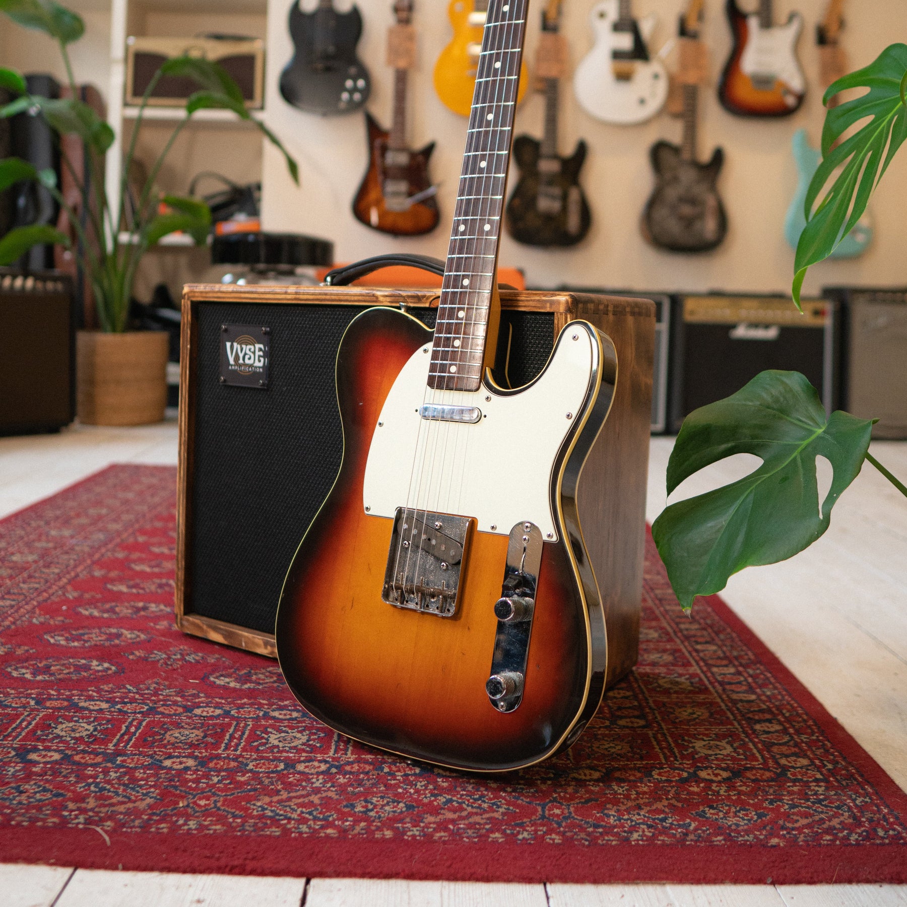 1985 Fender Made in Japan TL-62 Telecaster Custom - 3 Tone Sunburst - Preowned