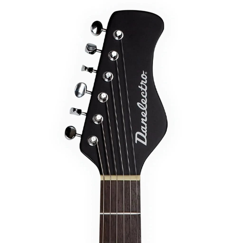 Danelectro Sitar in Black Crackle Electric Sitar