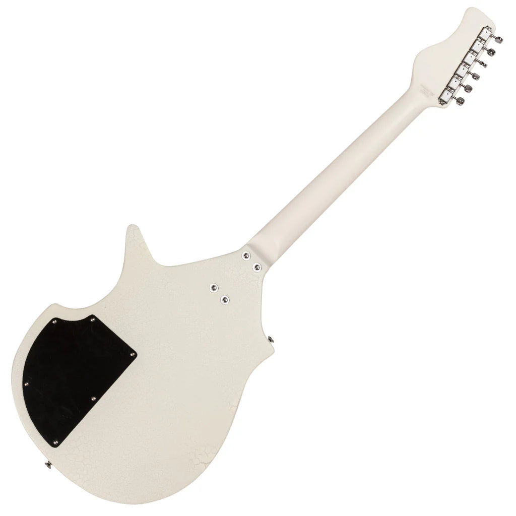 Danelectro Sitar in White Crackle Electric Sitar