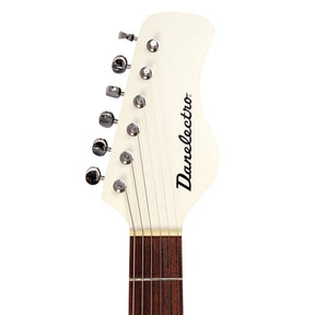 Danelectro Sitar in White Crackle Electric Sitar
