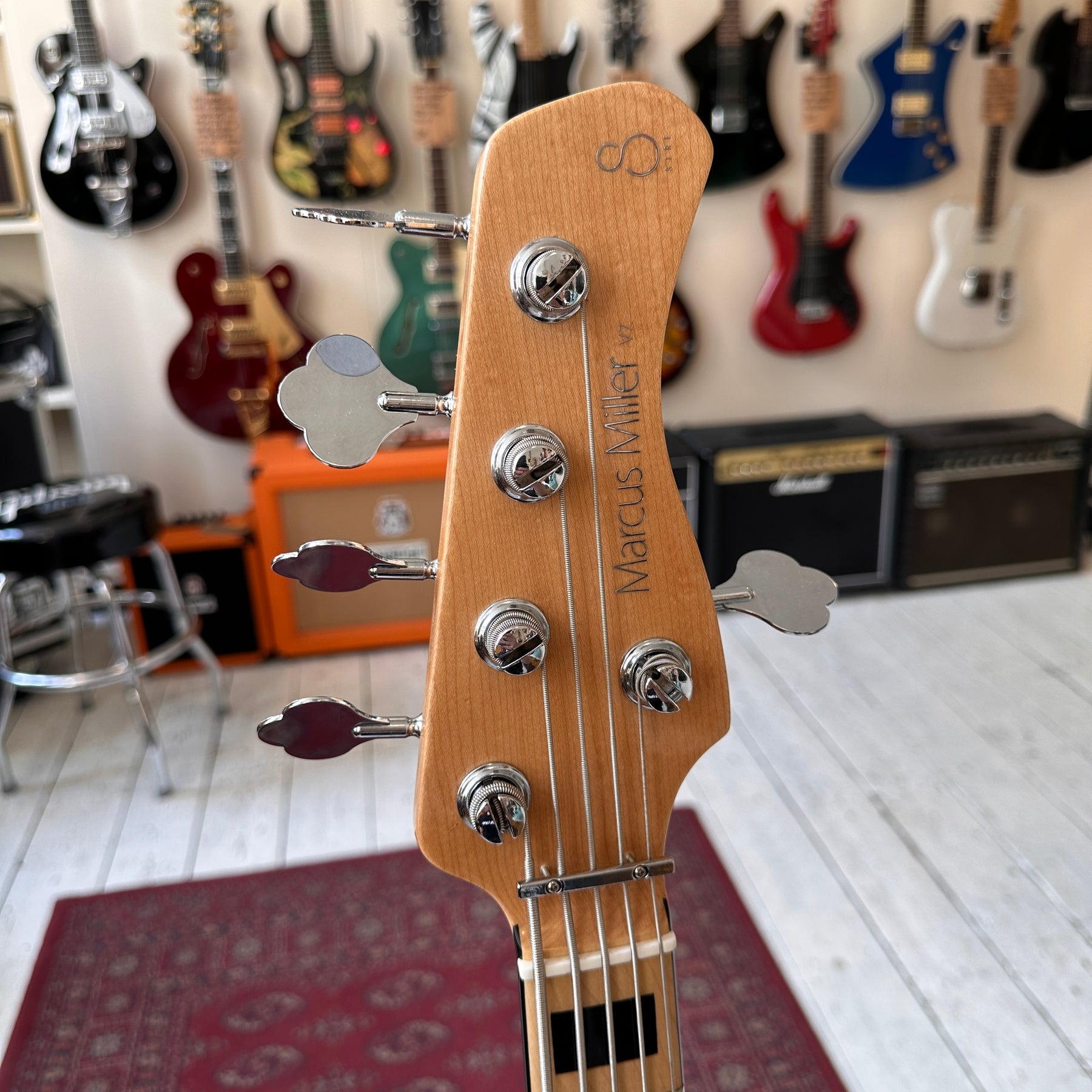 Sire Marcus Miller V7 Swamp Ash Active 5 String Bass - Sunburst - Preowned
