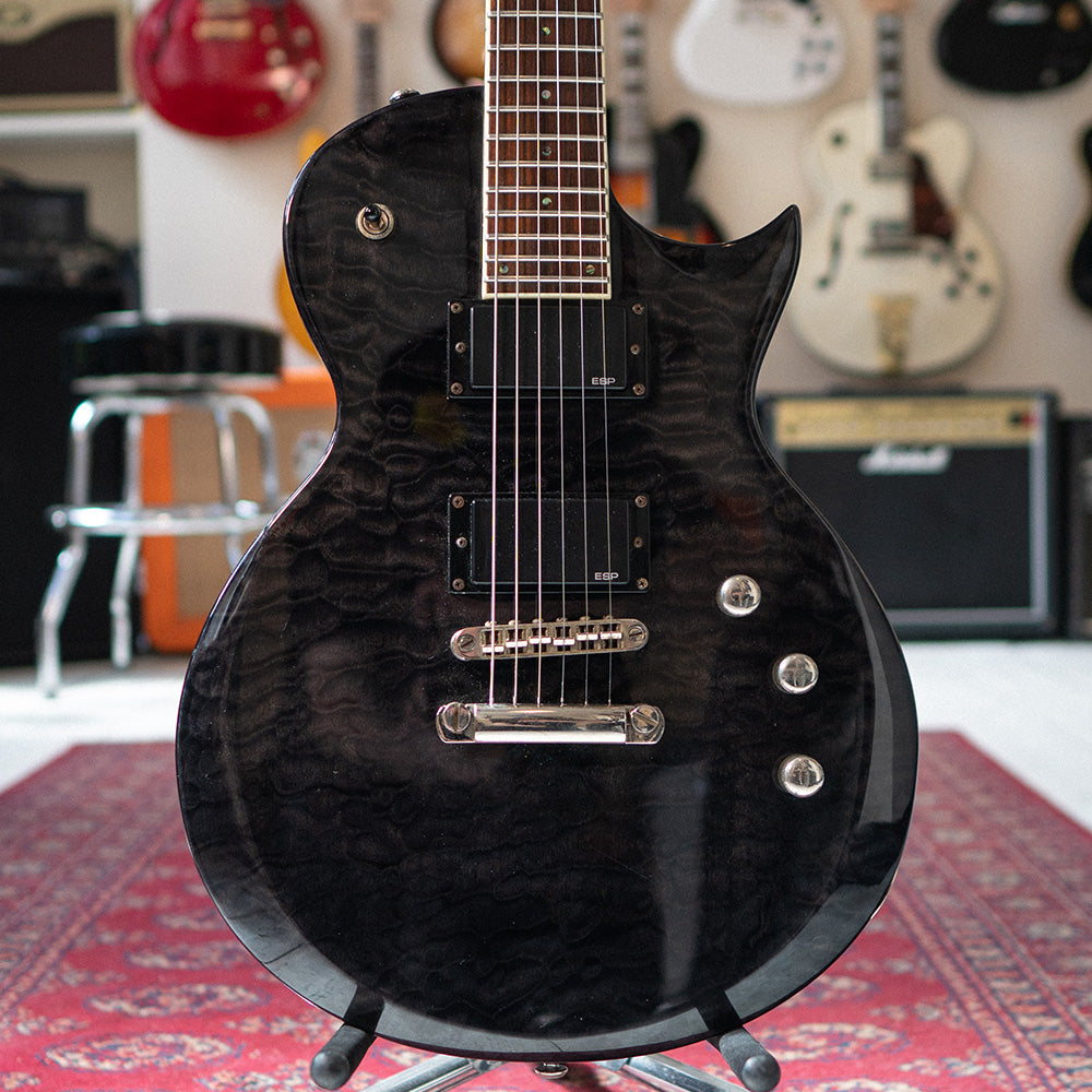 ESP LTD EC200QM - Trans Black Quilt - Preowned