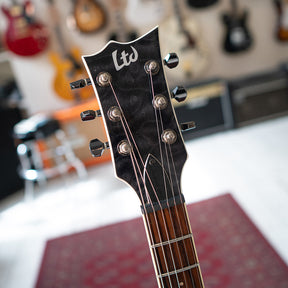 ESP LTD EC200QM - Trans Black Quilt - Preowned