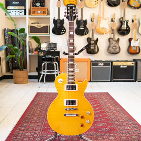 Epiphone Les Paul Standard 'Greeny' Mod - Gibson '57 Classic Pickups - Gig Bag - Preowned