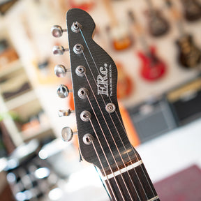ERC ESQ Style W/Filtertron - Aged Black Over Silver Paisley - Black Back