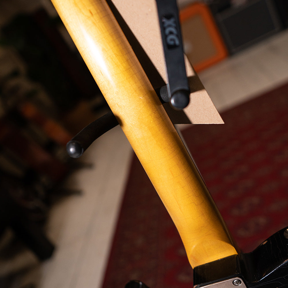 Electric Relic Co. TC Electric Guitar HS - Black Over Silver Paisley 'Silverburst'