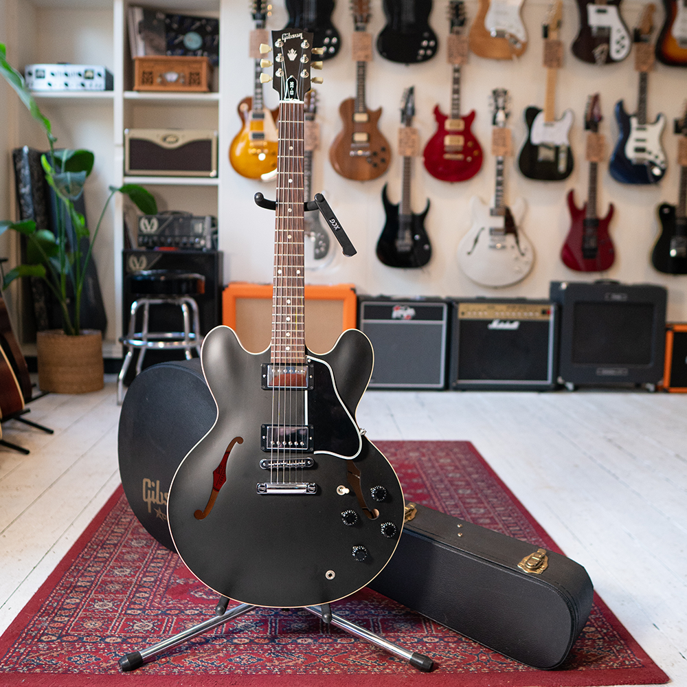 2008 Gibson ES-335 - Satin Trans Black - Gibson Hard Case - Preowned