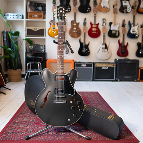 2008 Gibson ES-335 - Satin Trans Black - Gibson Hard Case - Preowned