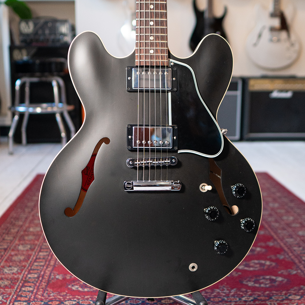 2008 Gibson ES-335 - Satin Trans Black - Gibson Hard Case - Preowned