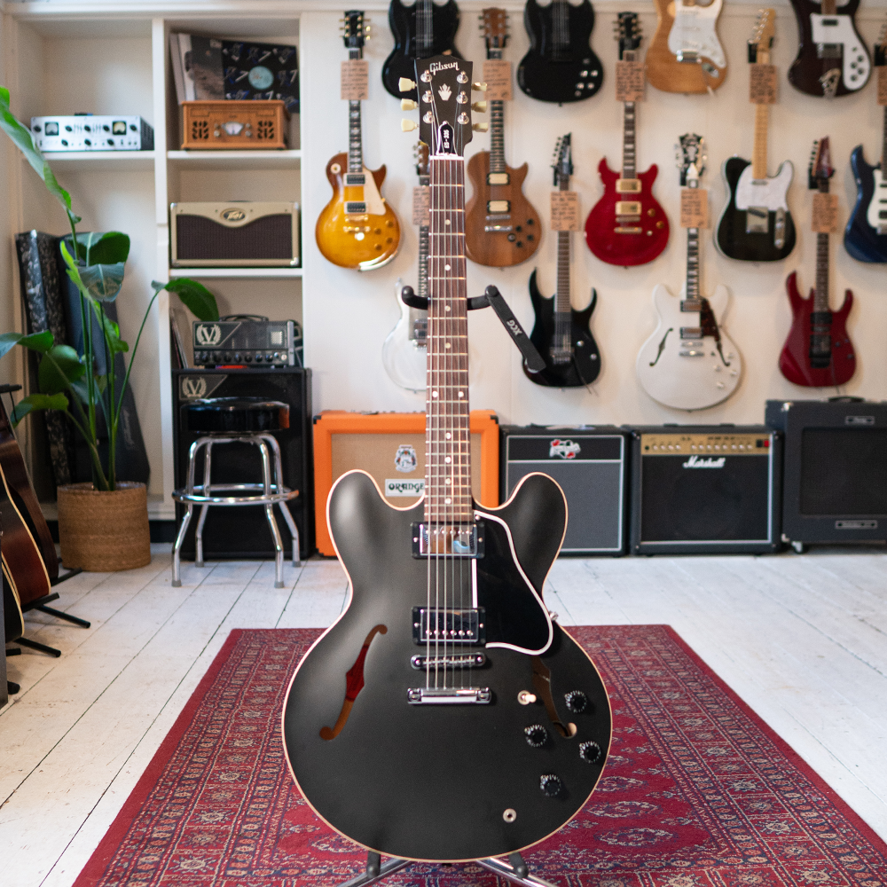 2008 Gibson ES-335 - Satin Trans Black - Gibson Hard Case - Preowned