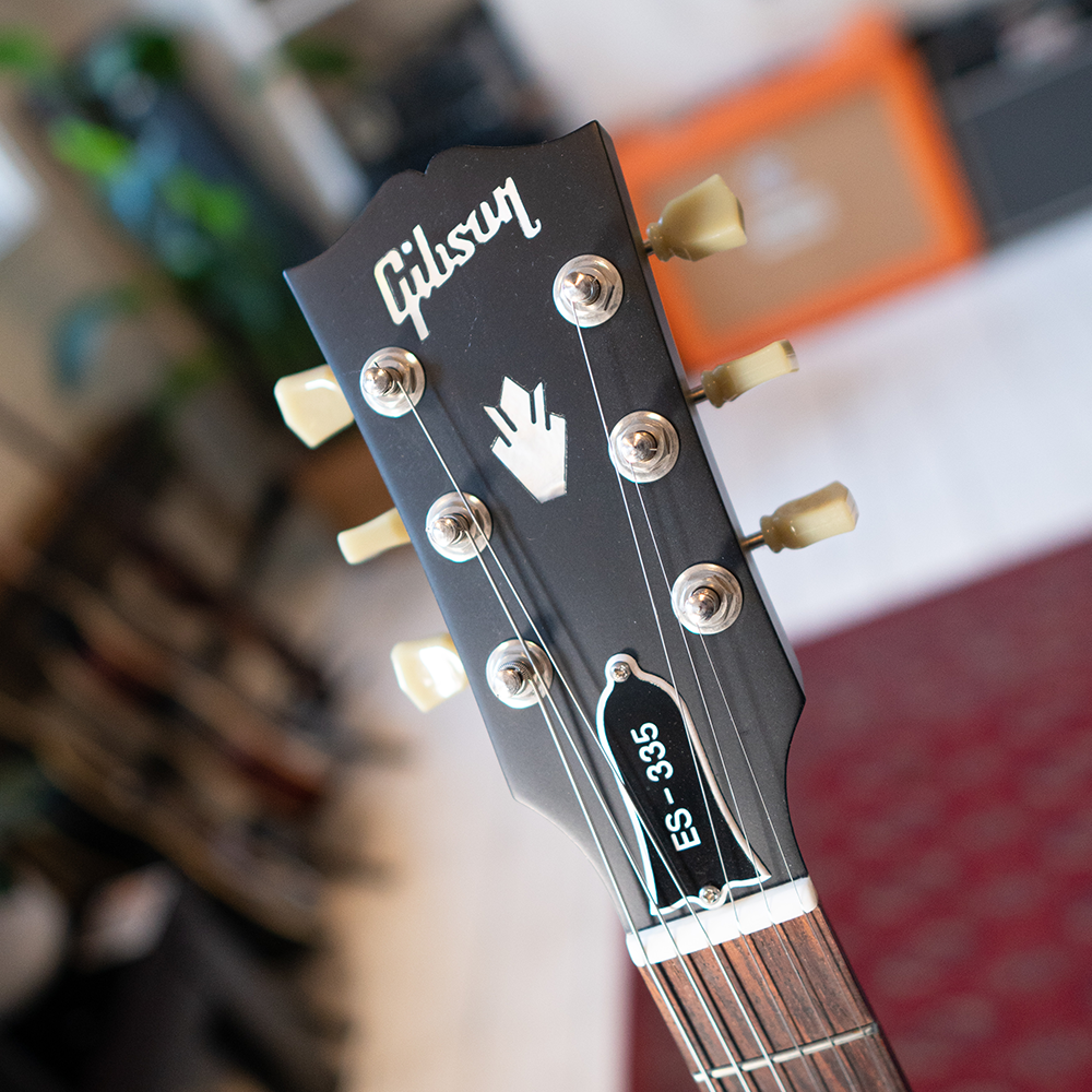 2008 Gibson ES-335 - Satin Trans Black - Gibson Hard Case - Preowned