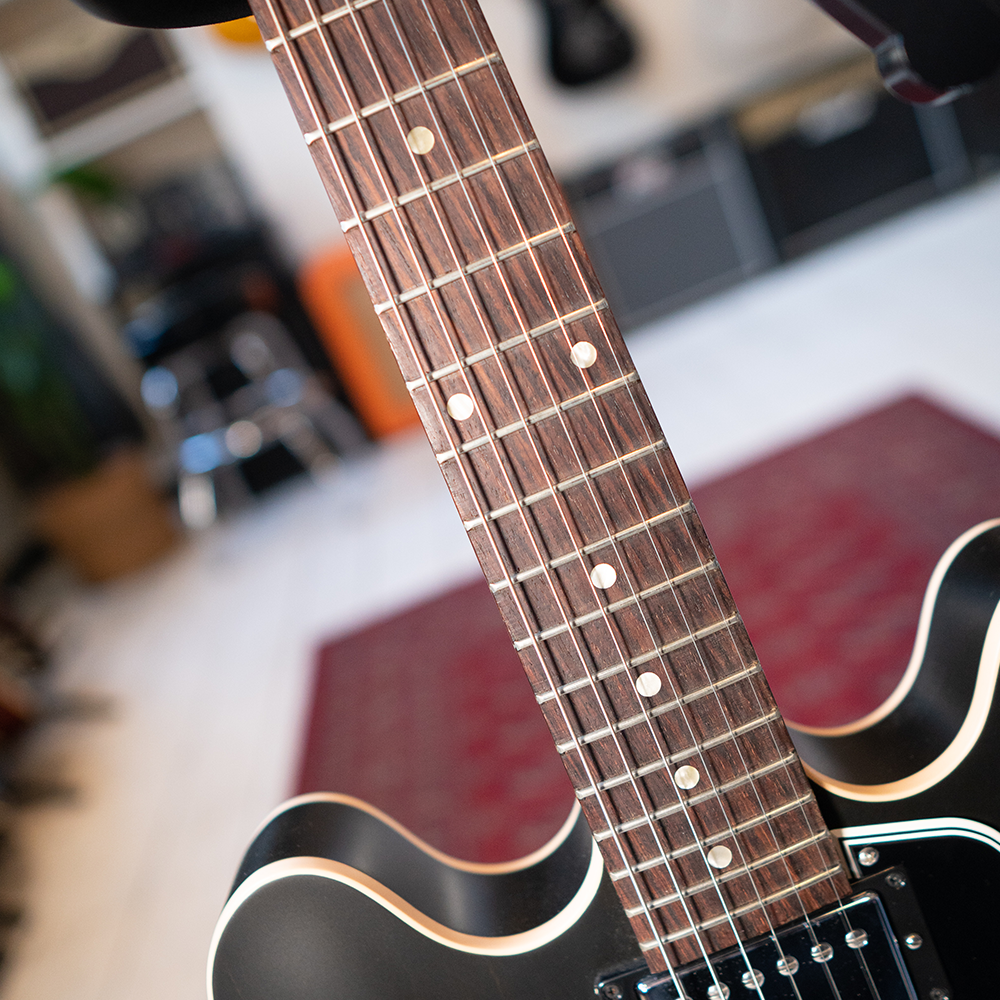 2008 Gibson ES-335 - Satin Trans Black - Gibson Hard Case - Preowned