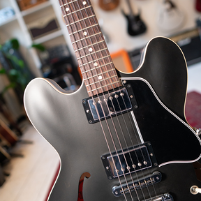 2008 Gibson ES-335 - Satin Trans Black - Gibson Hard Case - Preowned