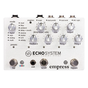 Empress Effects Echosystem Delay Effects Pedal