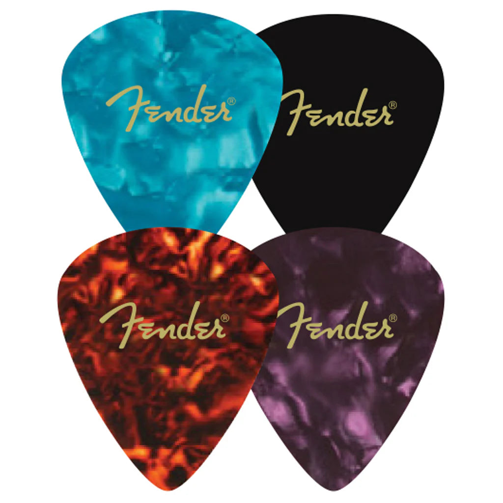 Perri's Licensed Drinks Coasters ~ Fender Picks ~ Turquoise, Black, Tortoiseshell and Purple