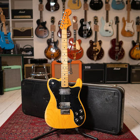 1977 Fender Telecaster Deluxe - Natural - OHSC - Preowned
