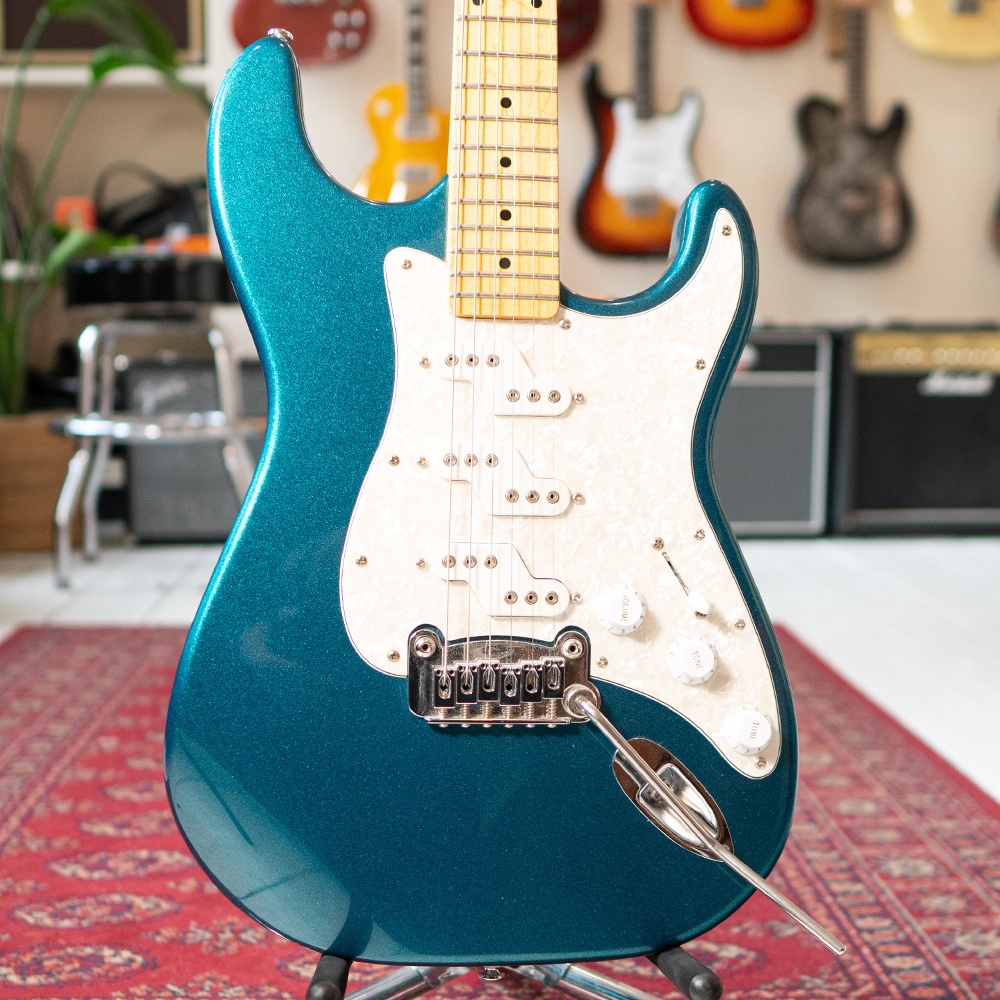 G&L Tribute Series Electric Guitar - Aqua Maine Metallic - Preowned