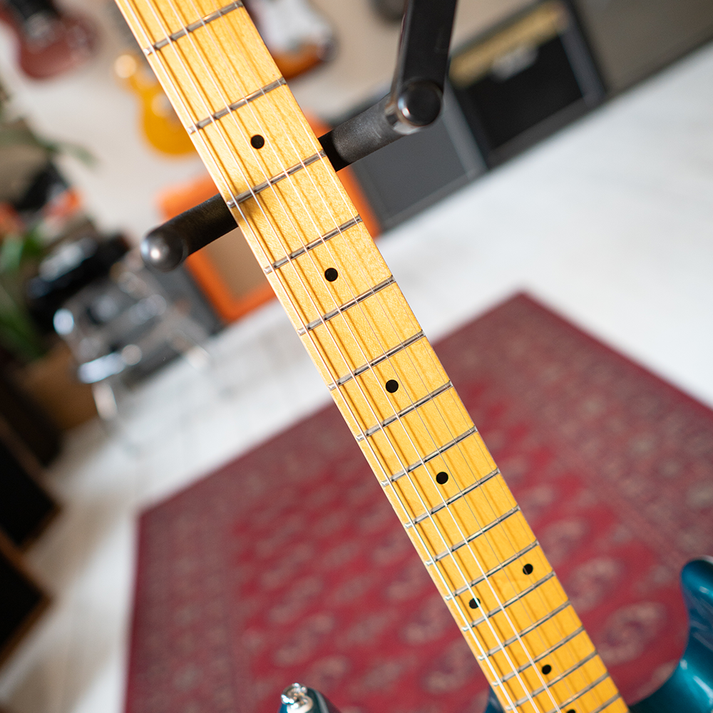 G&L Tribute Series Electric Guitar - Aqua Maine Metallic - Preowned